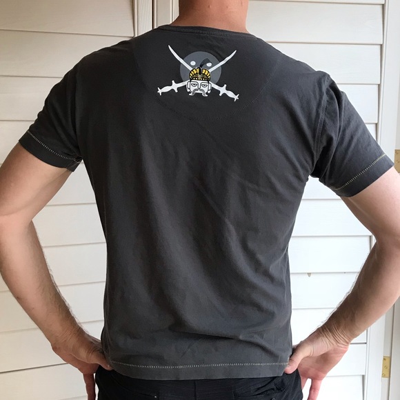 Grey Badshah Single Stitch T-shirt - Picture 2 of 7